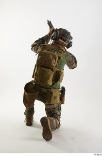 Photos Casey Schneider Army Dry Fire Suit Poses kneeling standing…